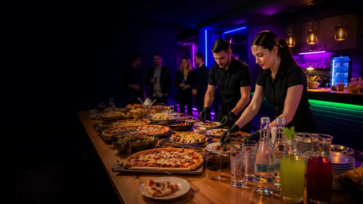 Gastro i catering eventowy — wizualizacja
