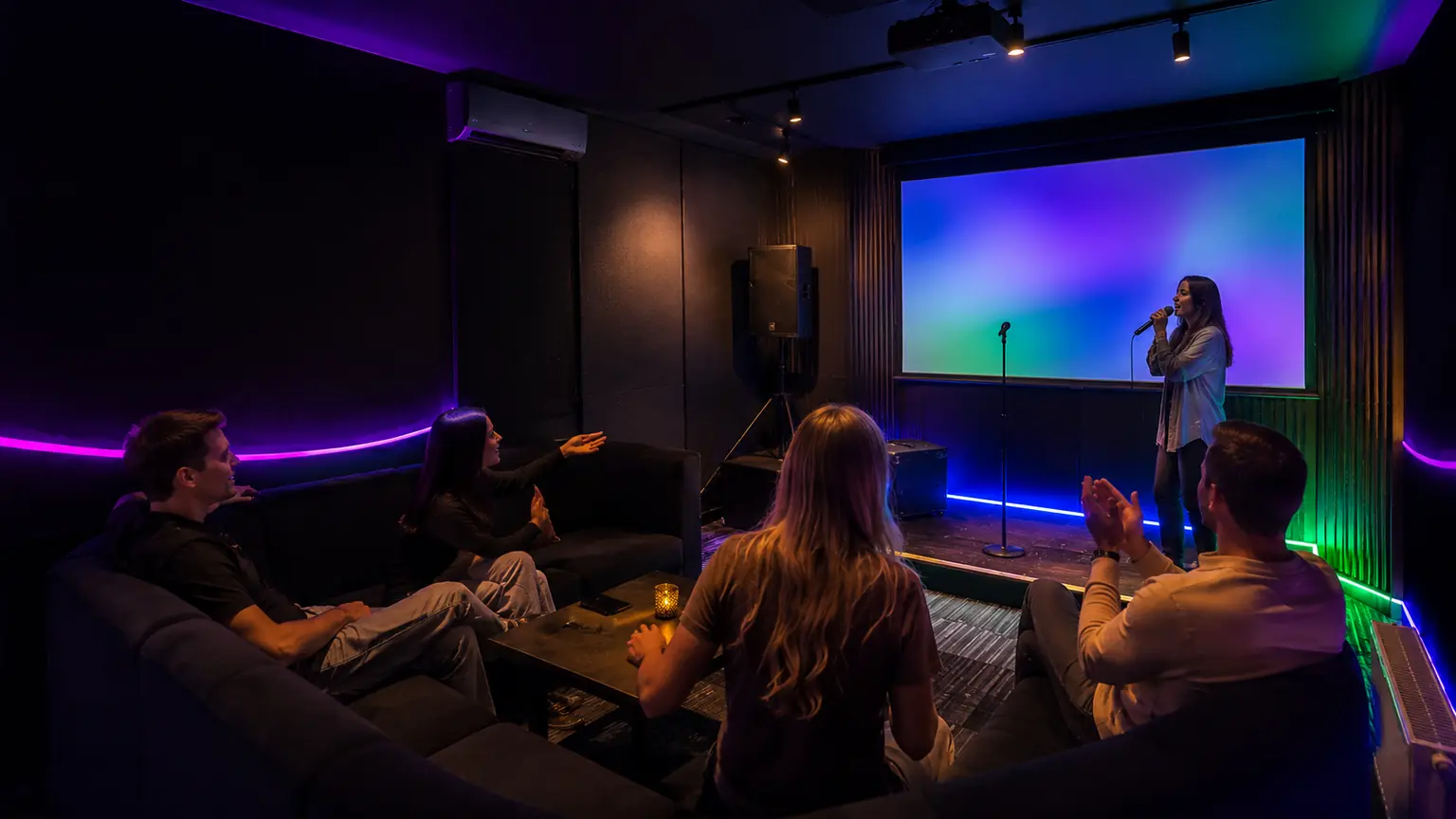 Ryba Taxi Karaoke Room — wizualizacja